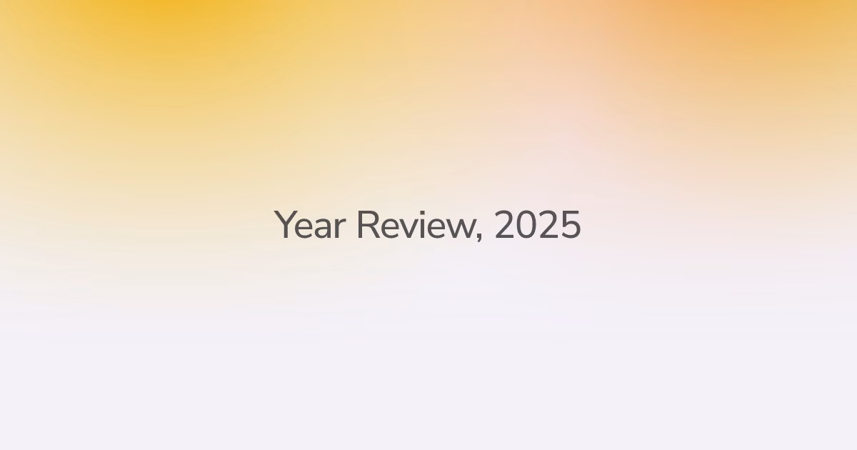 Year Review, 2025
